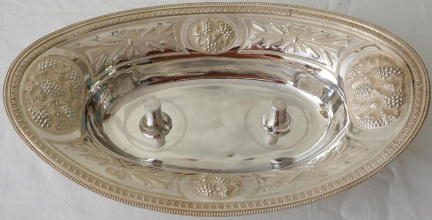 French antique solid silver Baroque Chapel Set